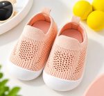 Baby Shoe - Woven Pink